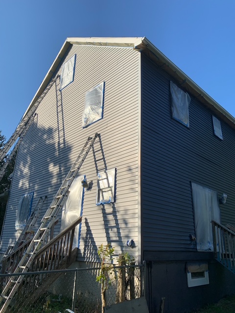 Exterior house painting prep and color change in Columbia County Exterior house painting prep and color change in Columbia County