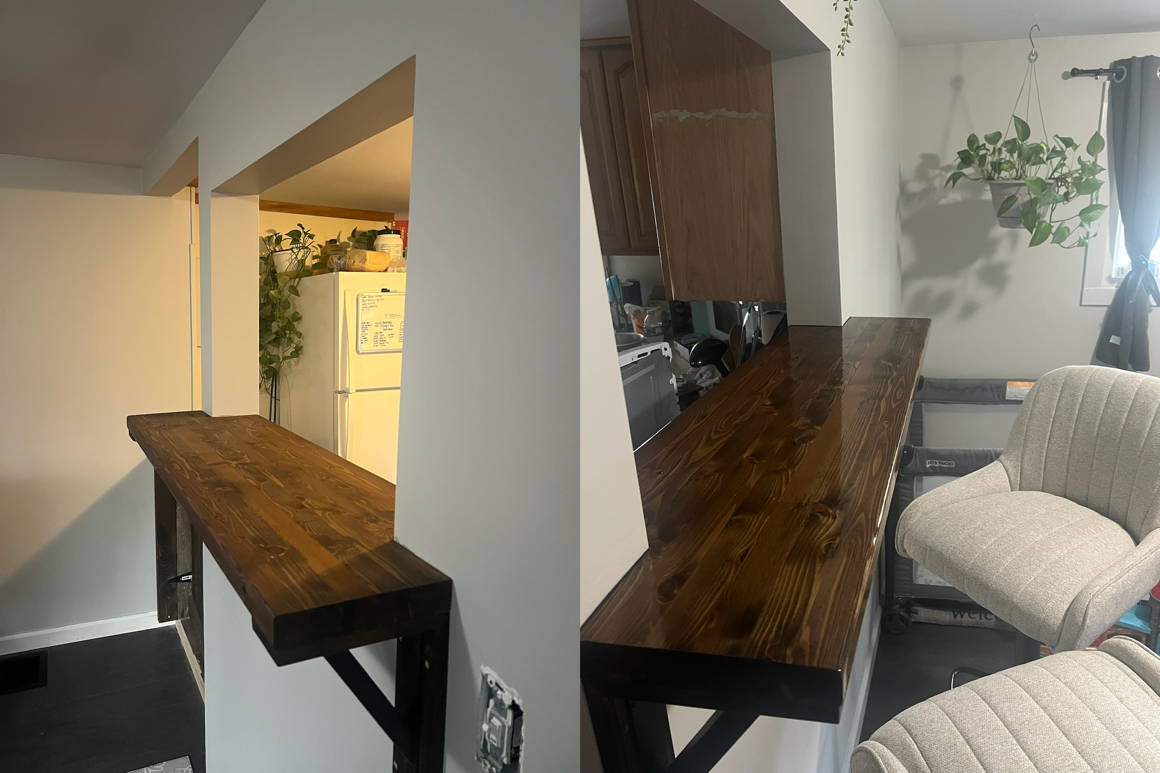 High-gloss wood countertop coating finish in Columbia County, NY High-gloss wood countertop coating finish in Columbia County, NY